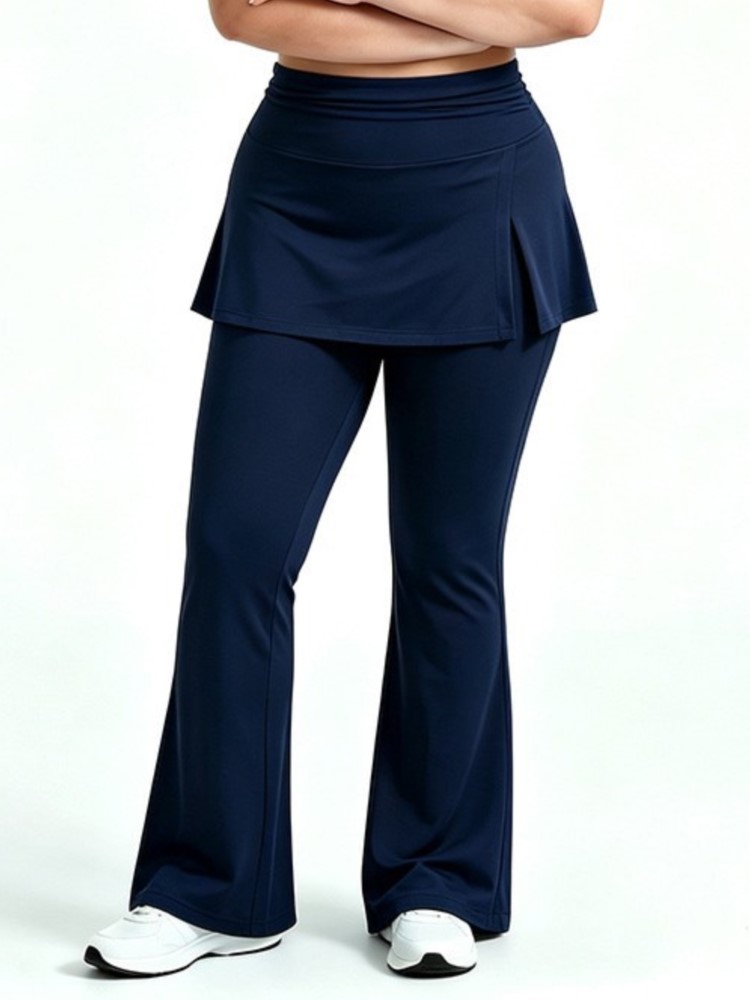 Pilates Yoga Legging - Plus Size Soft Motion Straight Leg
