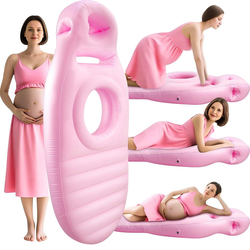 Mat Pilates Yoga - Inflatable Pregnancy Pillow Yoga Mat For