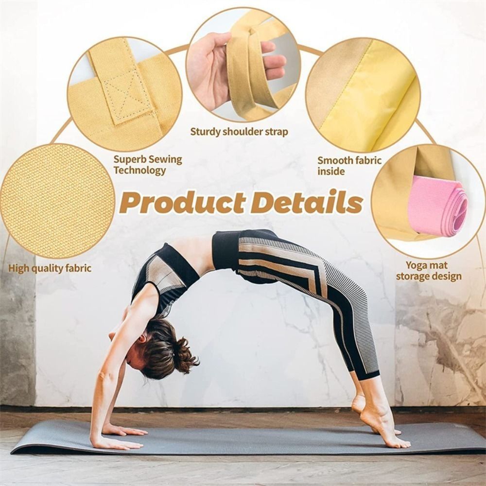 Pilates Yoga Mat Thickness - Large Capacity Yoga Mat Carry Bag