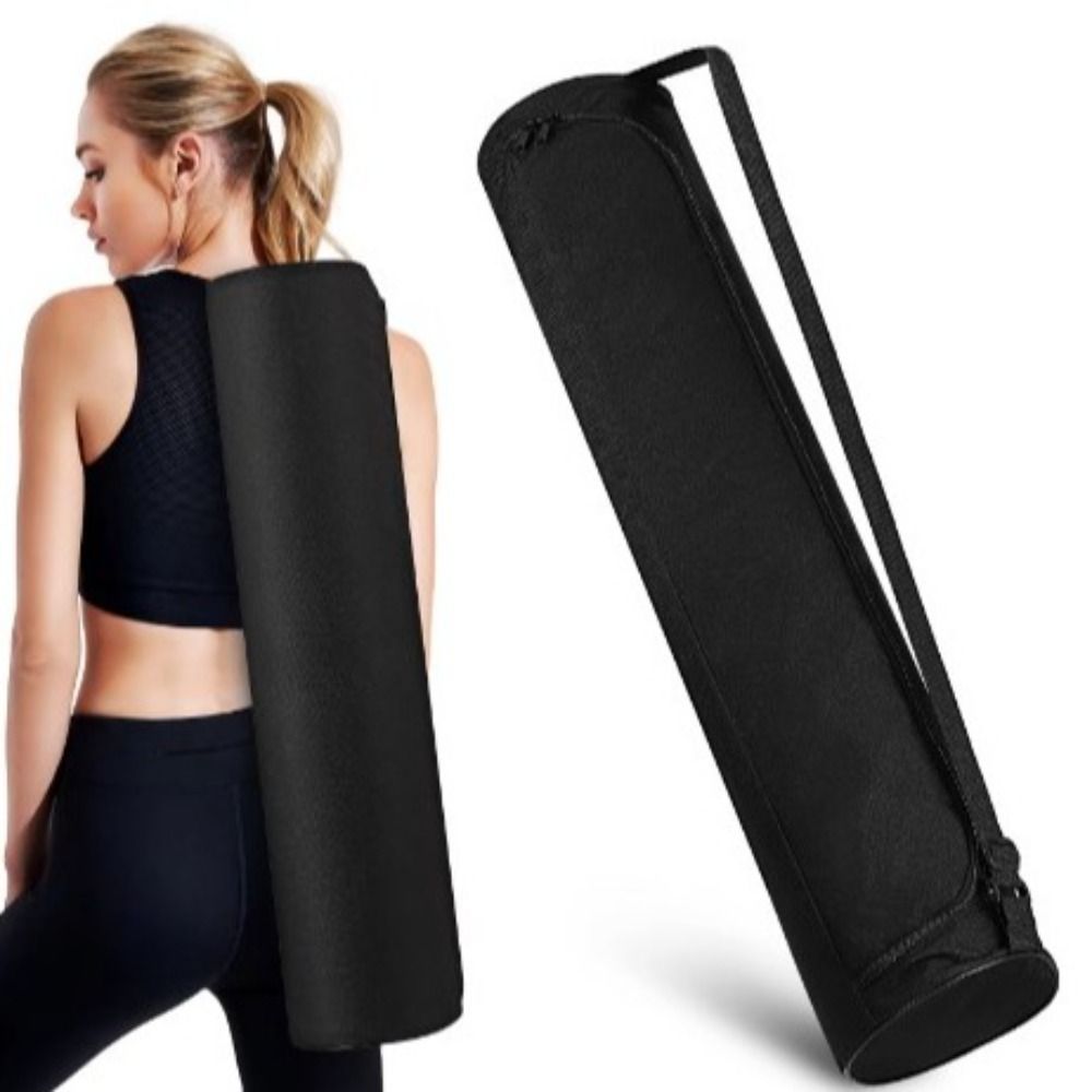 Mat Pilates Yoga - Thickened Yoga Mat Bag Folding Adjustable