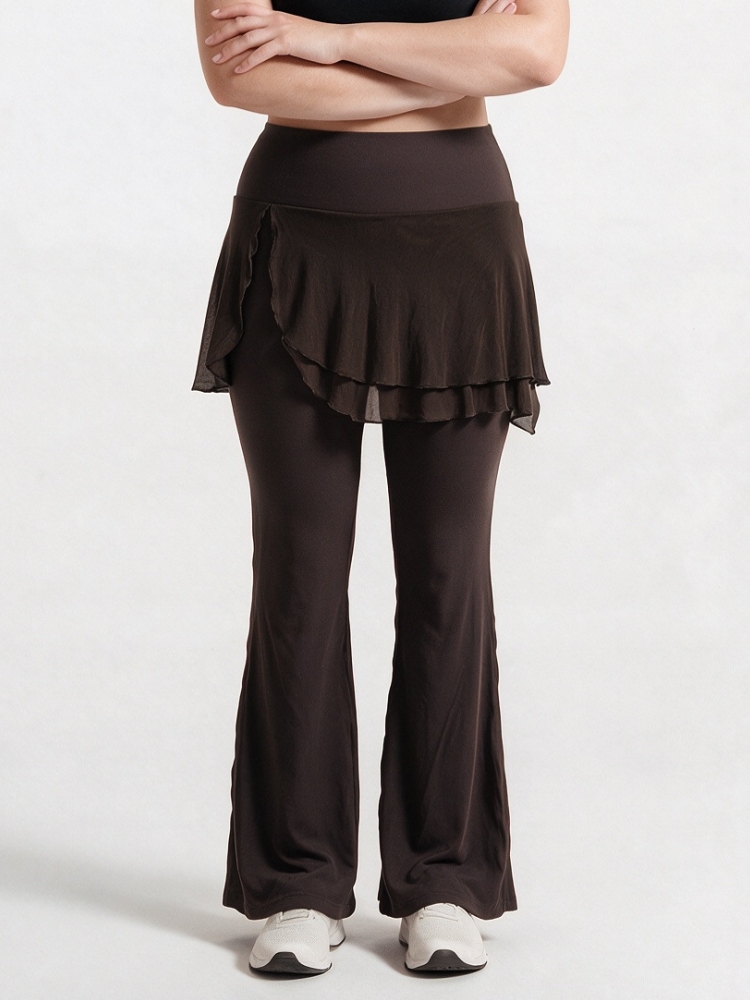 Pilates Yoga Legging - Plus Size Soft Motion Straight Leg