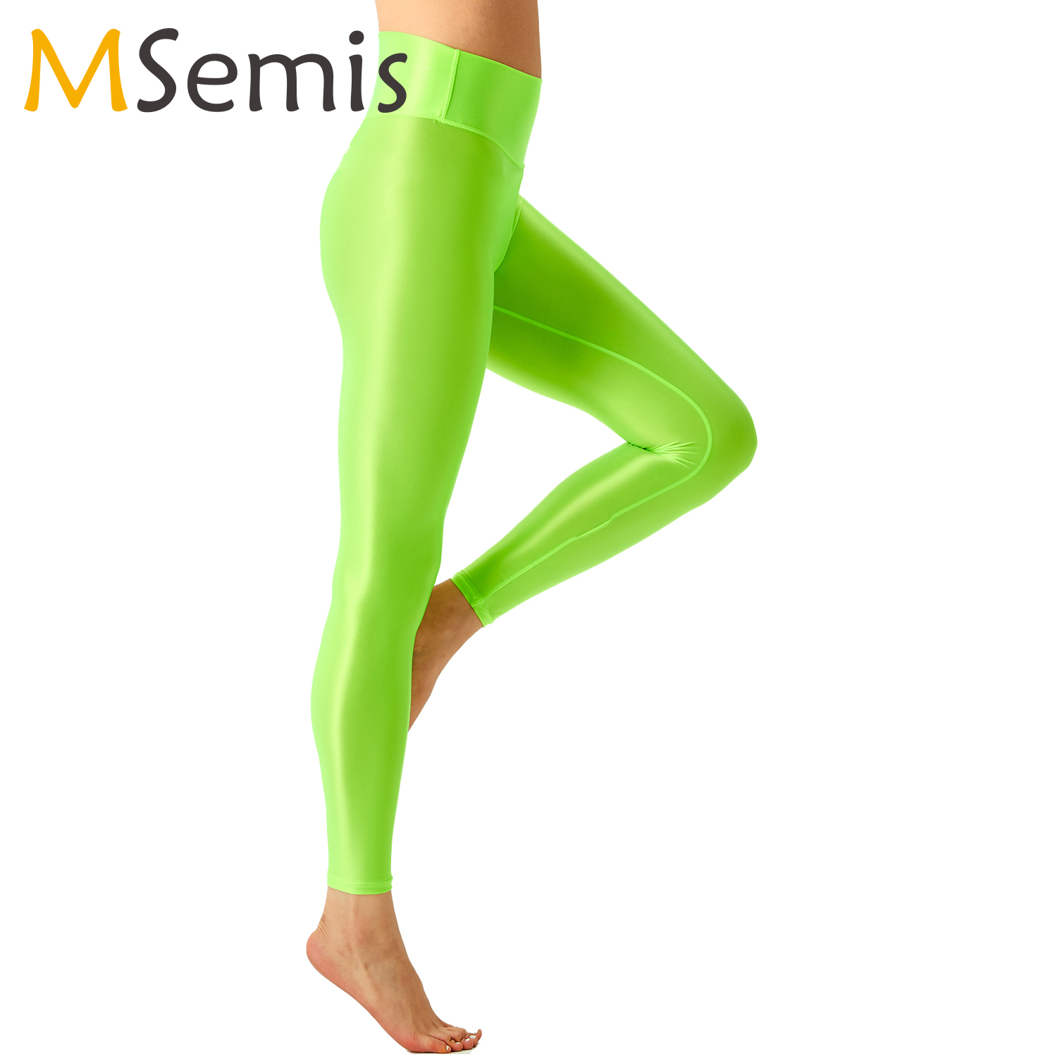 Women Glossy Ballet Leggings E - Pilates Yoga Legging recension och pris
