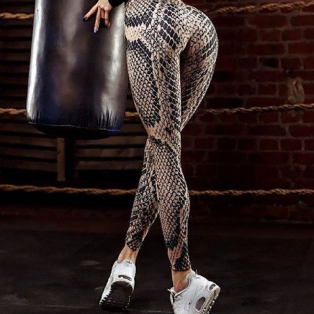 Serpentine Snake Print Legging - Pilates Yoga Legging recension och pris