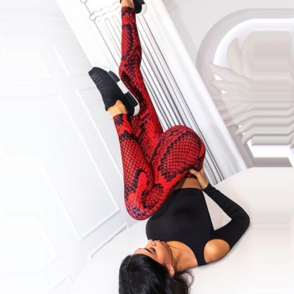 Serpentine Snake Print Legging - Pilates Yoga Legging recension och pris