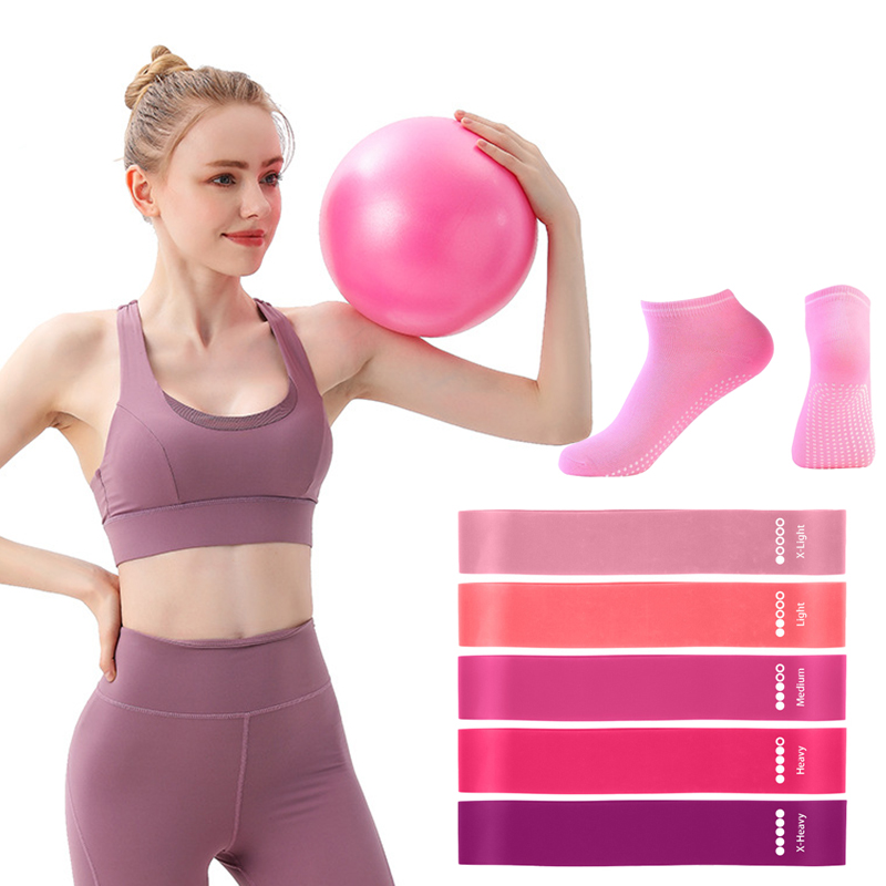 Pilates Ball Resistance Bands  - Pilates Yoga Ball Workout recension och pris
