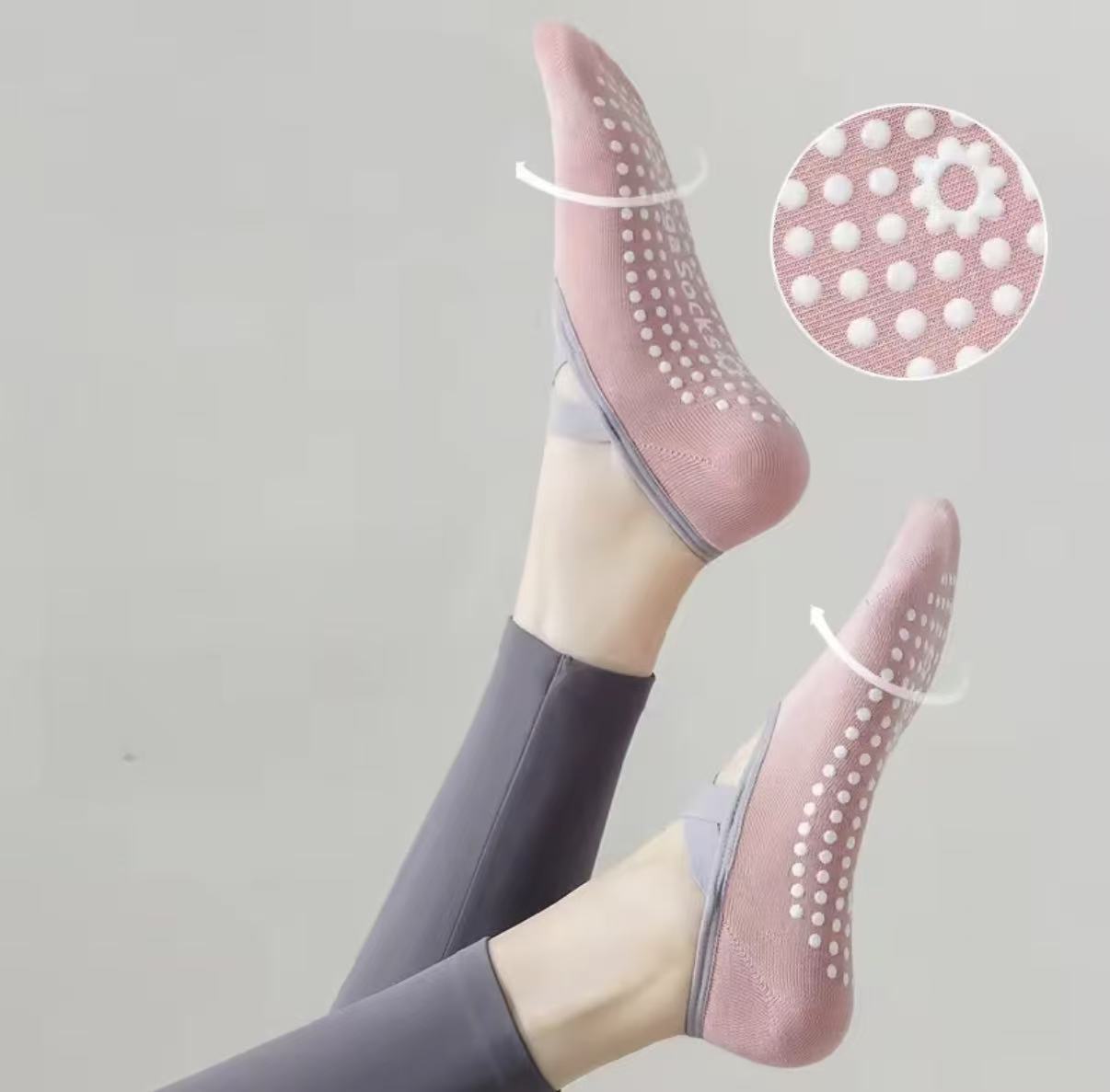 Women Yoga Sock Silicone Anti- - Pilates Yoga Sport recension och pris