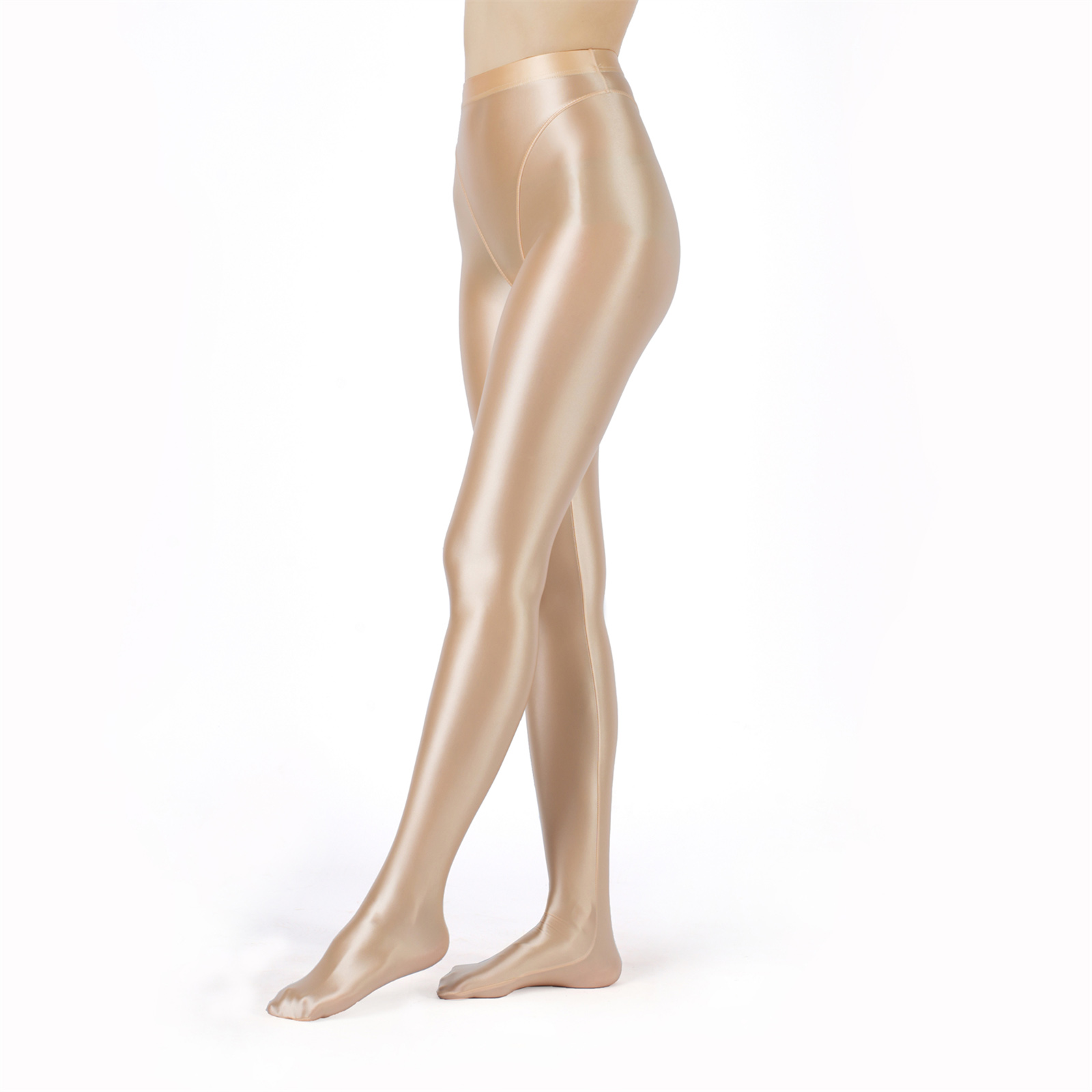 Womens Oil Shiny Tights Pants  - Pilates Yoga Legging recension och pris