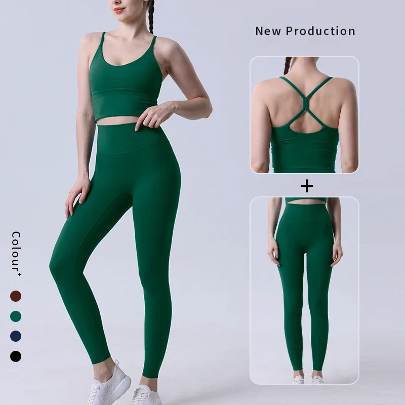 2 Piece Yoga Clothes Women's T - Pilates Yoga Legging recension och pris