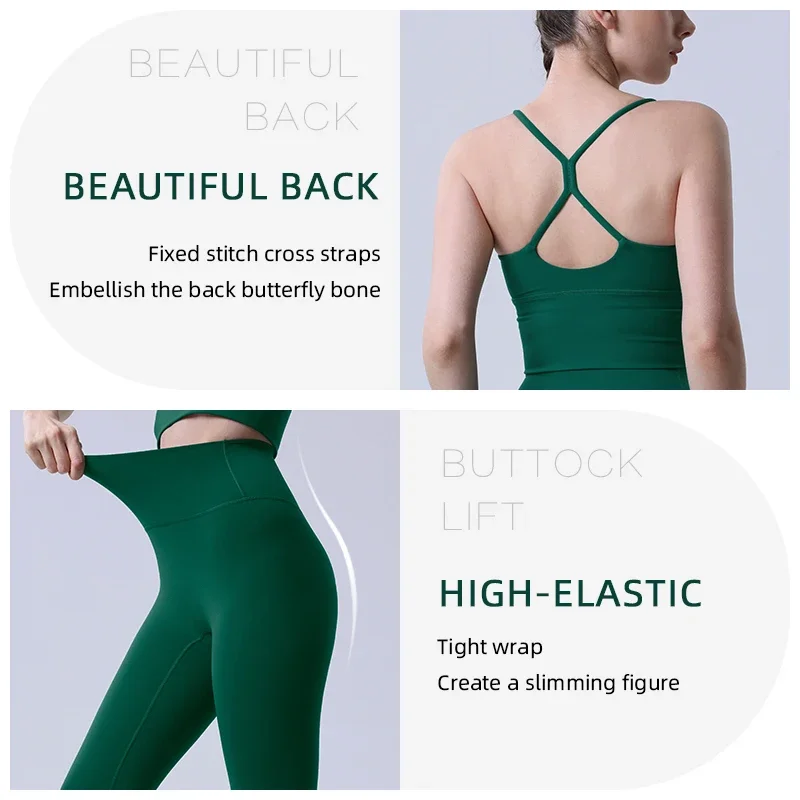 2 Piece Yoga Clothes Women's T - Pilates Yoga Legging recension och pris