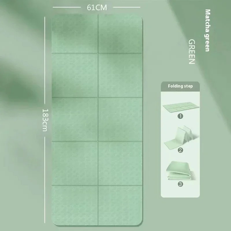 Fold Portable 183x60CM Yoga Ma - Pilates Yoga Mat Thickness recension och pris
