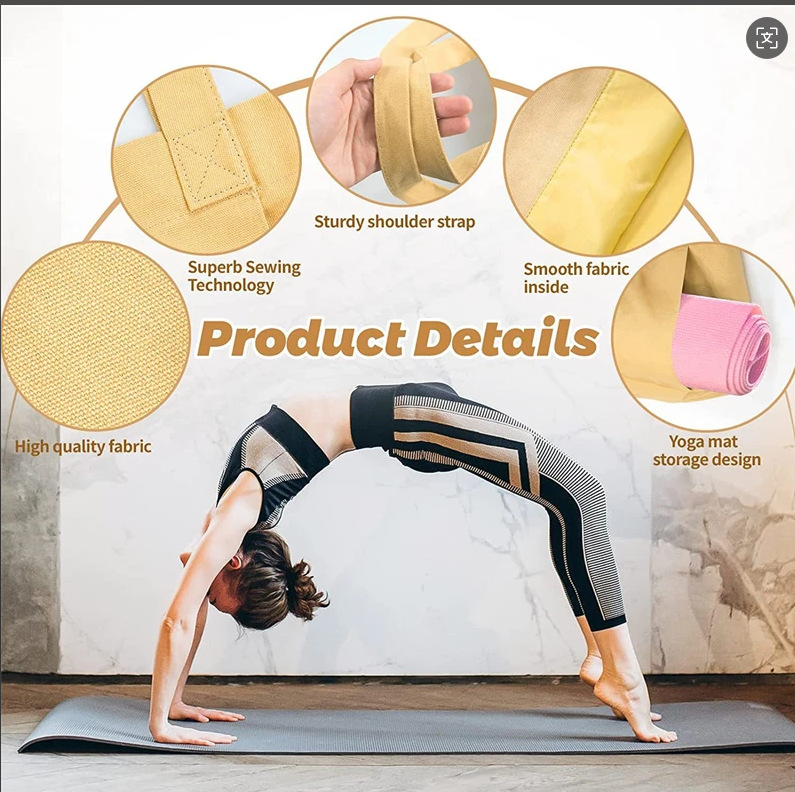 Multi‑Purpose Yoga Bag Yoga Ma - Mat Pilates Yoga recension och pris