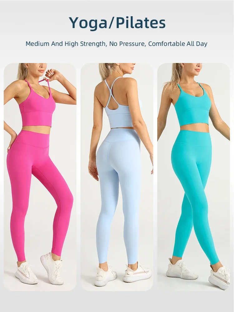 2 Piece Yoga Clothes Women's T - Pilates Yoga Legging recension och pris