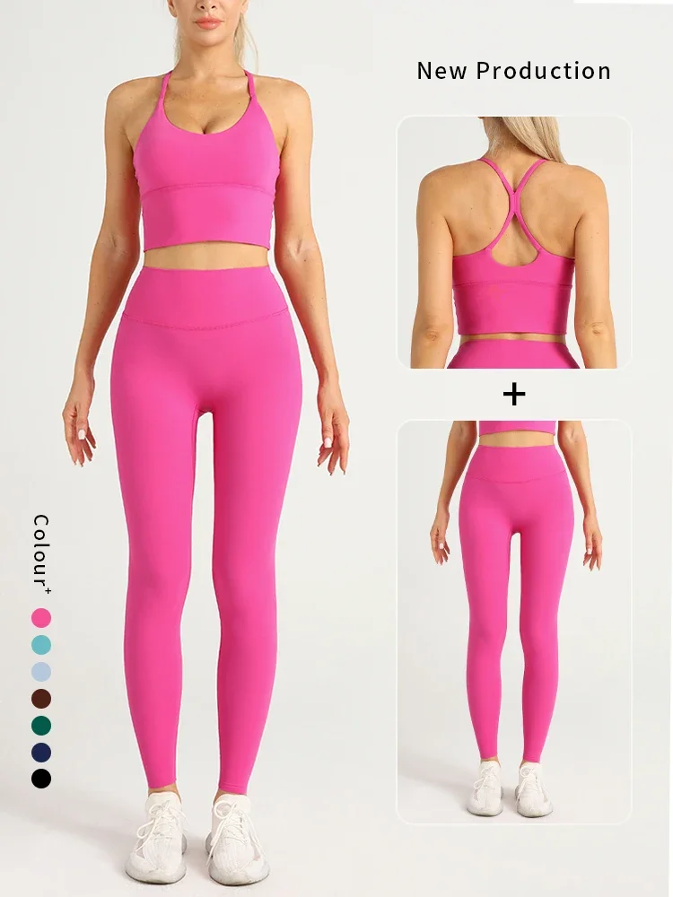 2 Piece Yoga Clothes Women's T - Pilates Yoga Legging recension och pris