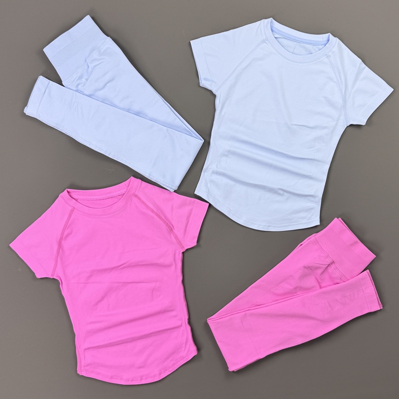 2Piece Gym Set Women Raglan Sh - Pilates Yoga Legging recension och pris