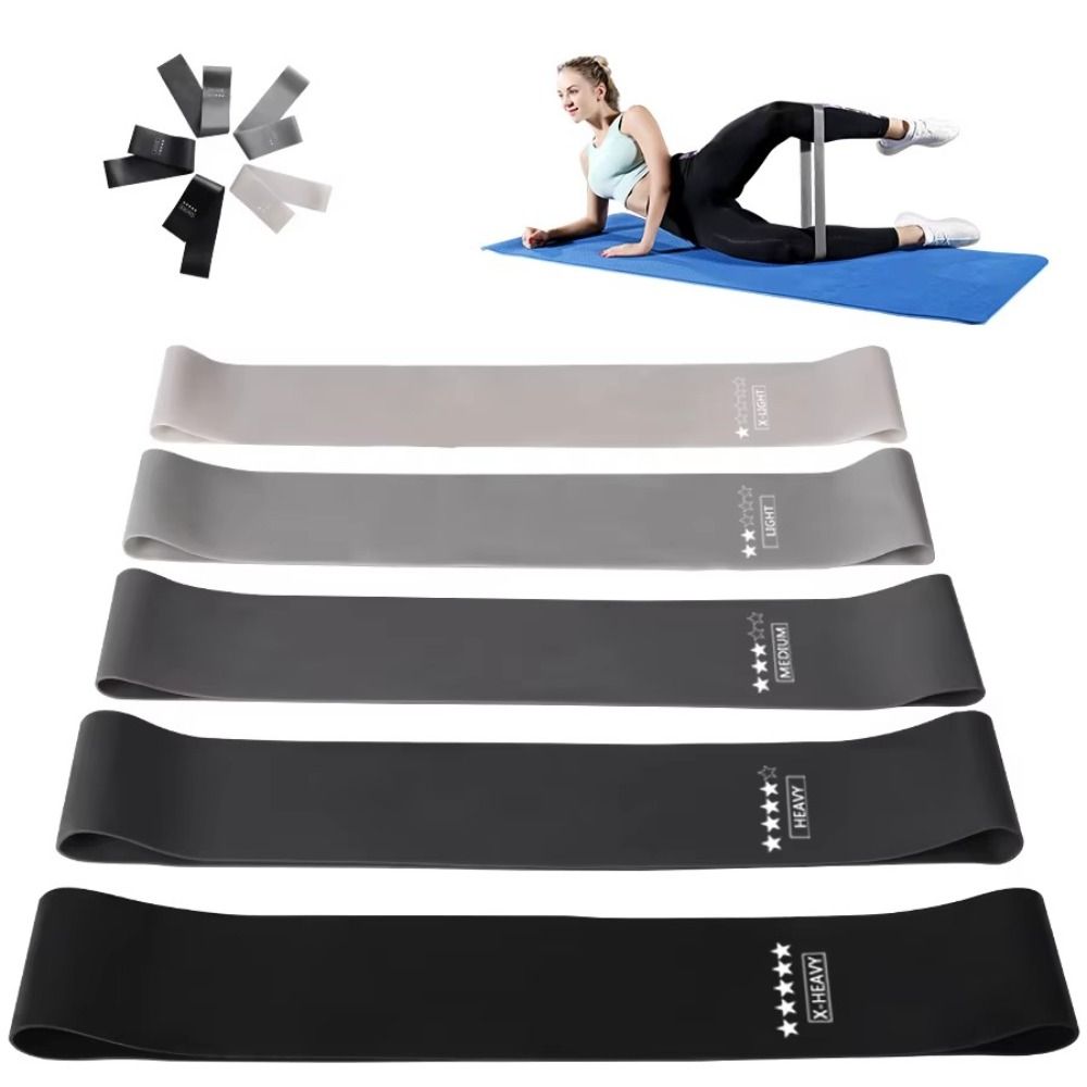 5Pcs TPE Fitness Resistance Ba - Pilates Yoga Sport recension och pris