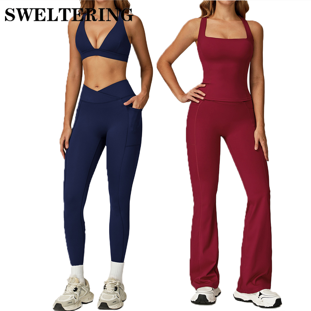 2PCS Fitness Suit Yoga Pilates - Pilates Yoga Legging recension och pris