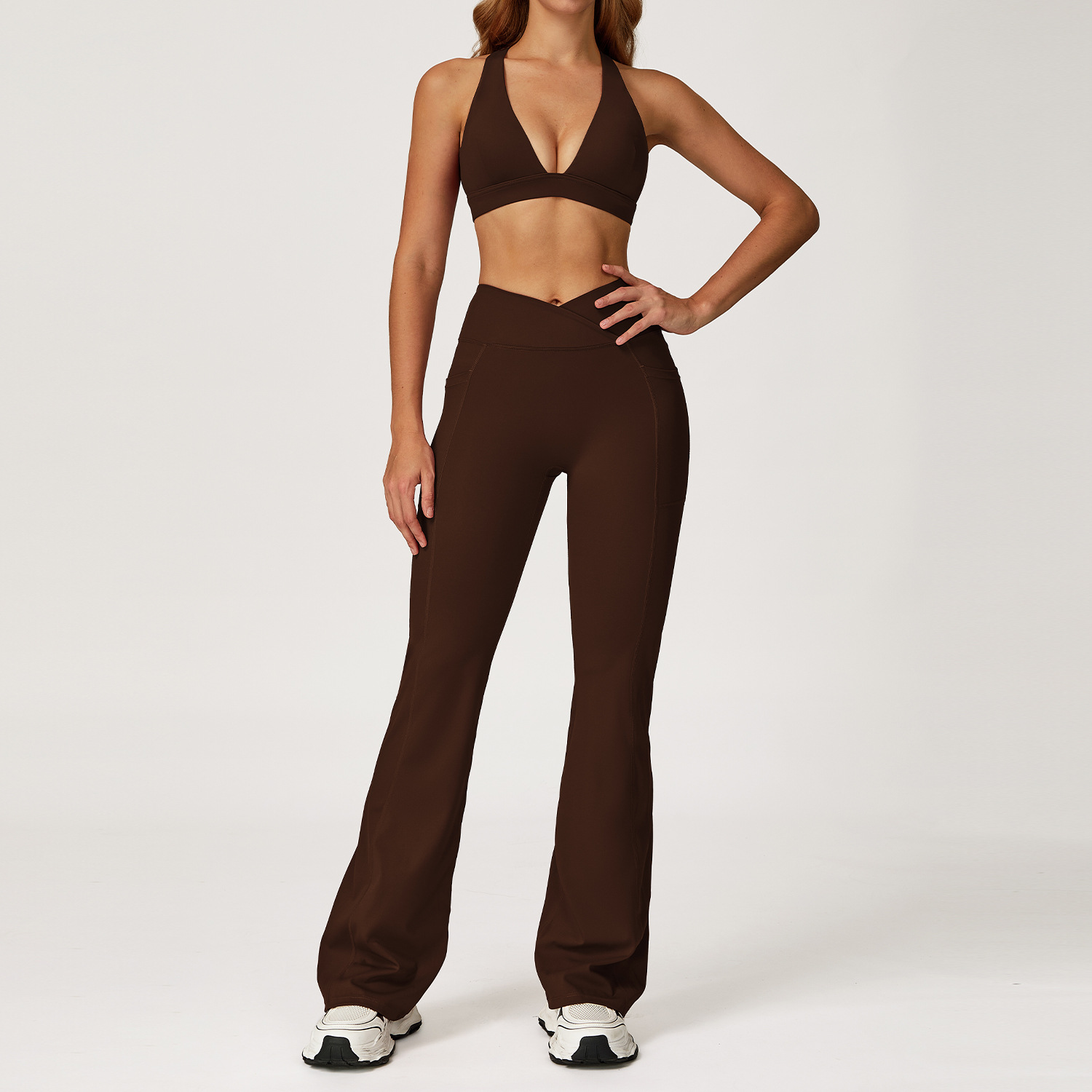 2PCS Fitness Suit Yoga Pilates - Pilates Yoga Legging recension och pris
