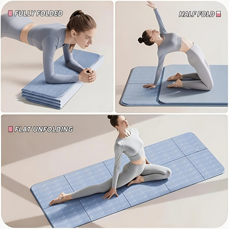 Non-Slip Extra Thick Foldable  - Pilates Yoga Mat Thickness recension och pris