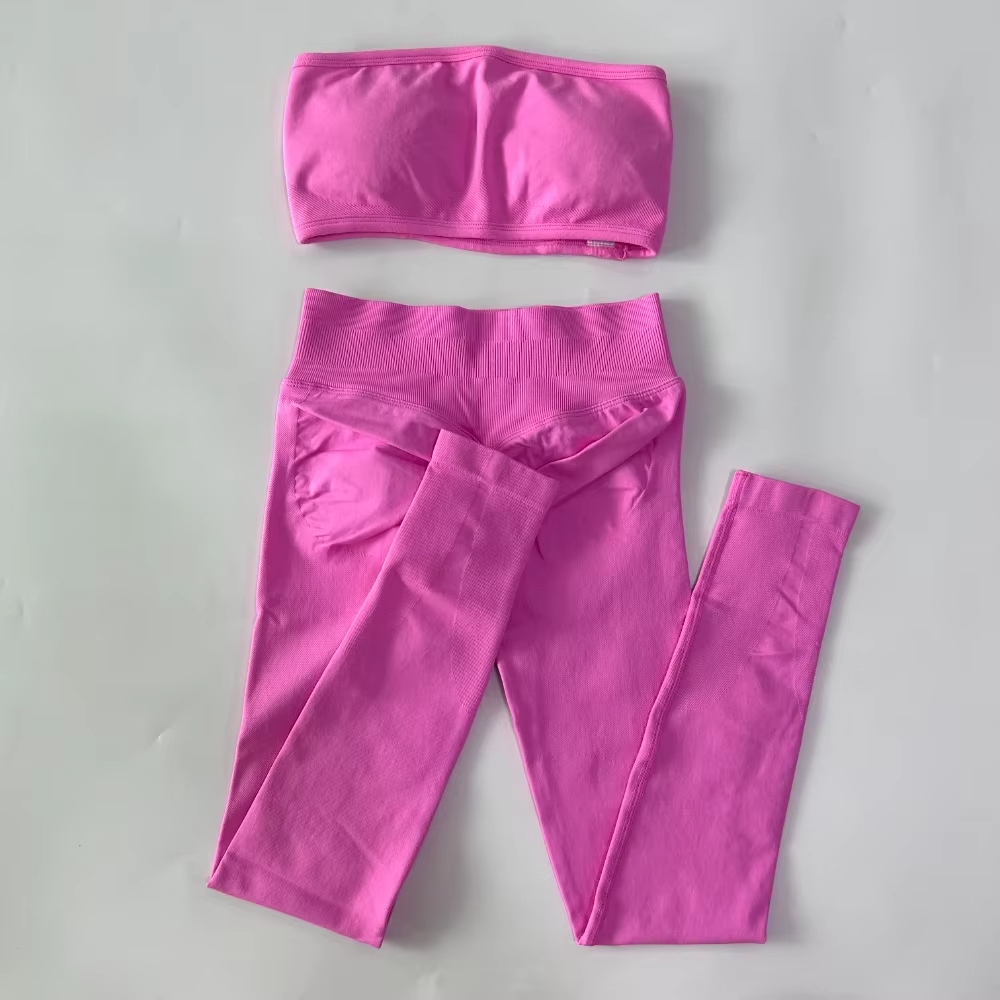 2 Piece Strapless Women's Band - Pilates Yoga Legging recension och pris