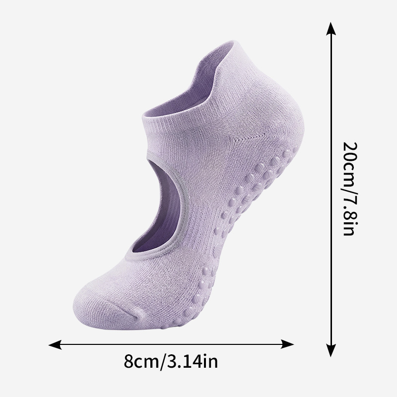 2/12PC Backless Non-slip Fitne - Pilates Yoga Sport recension och pris