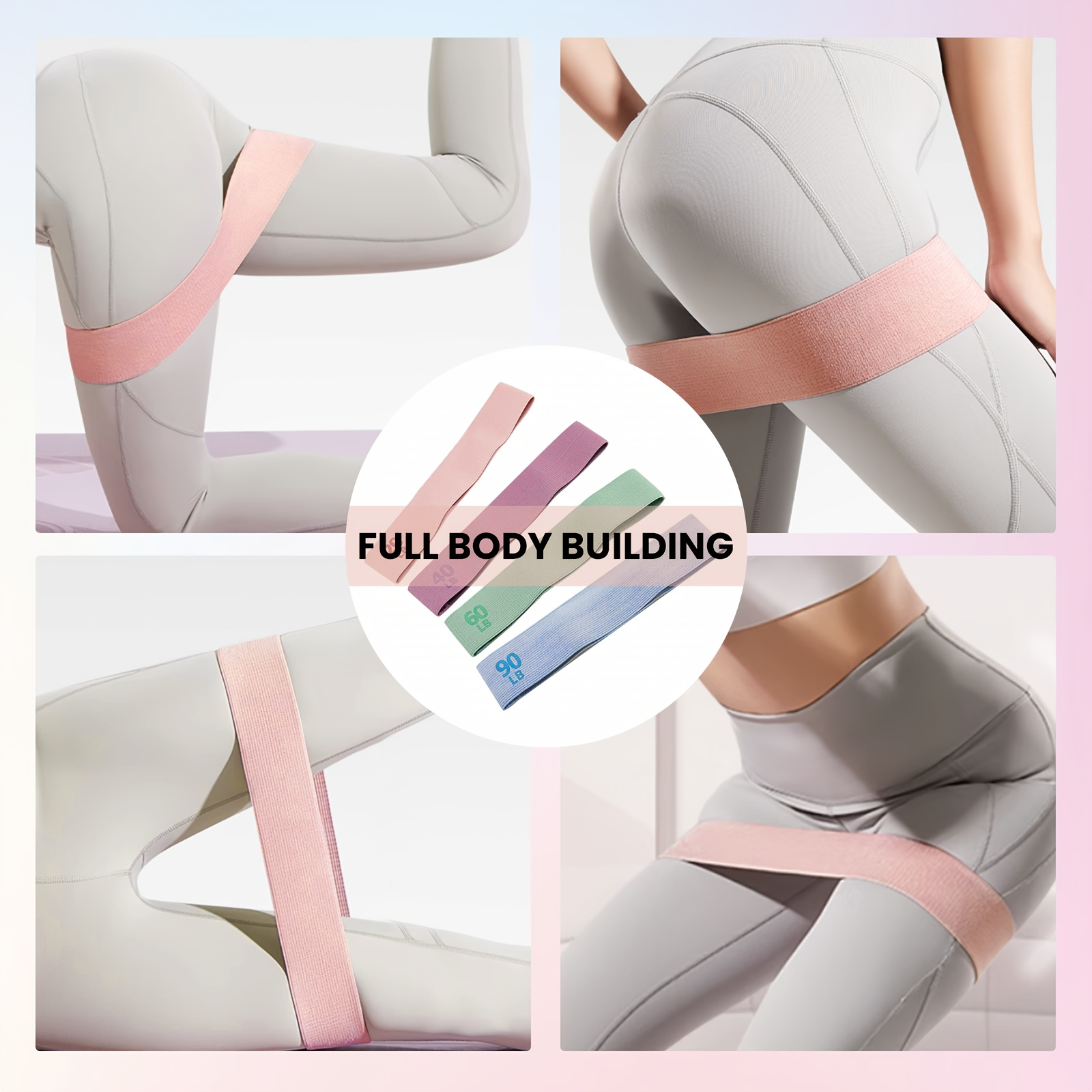 4PCS Resistance Band Combinati - Pilates And Yoga Combined recension och pris