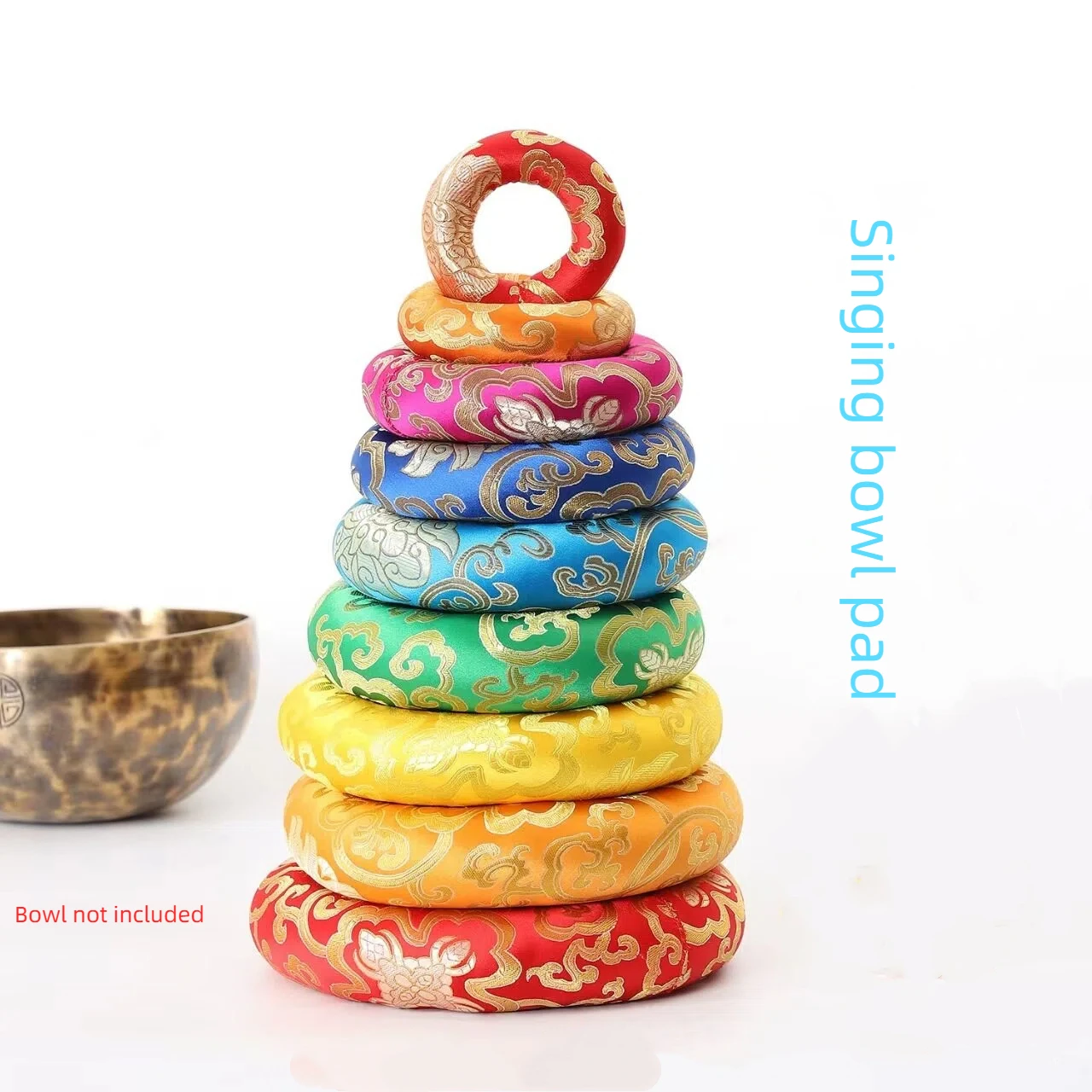 1 Pc Silk Brocade Cushion Pill - Mat Pilates Yoga recension och pris