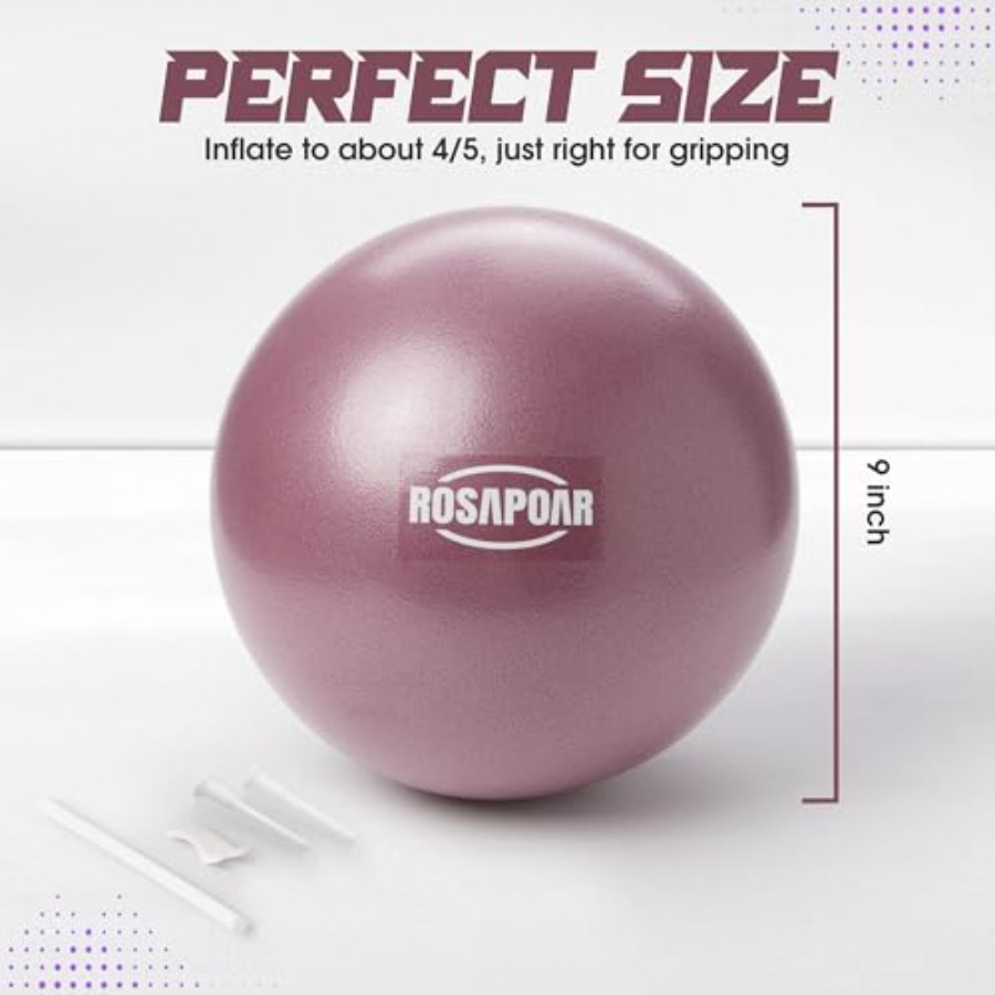 Small Exercise Ball - 9 Inch M - Pilates Yoga Ball Workout recension och pris