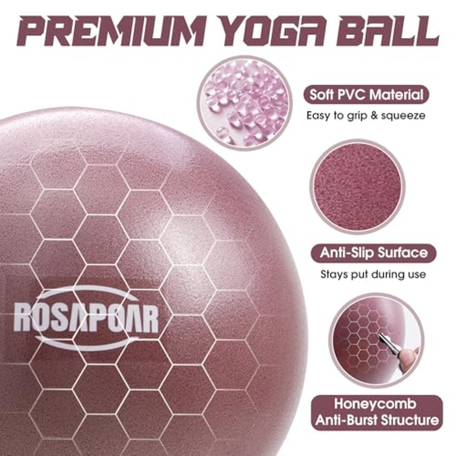 Small Exercise Ball - 9 Inch M - Pilates Yoga Ball Workout recension och pris