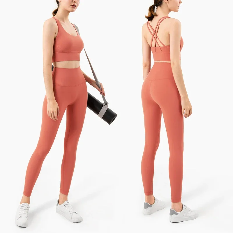 Summer New 2 Piece Yoga Clothe - Pilates Yoga Legging recension och pris