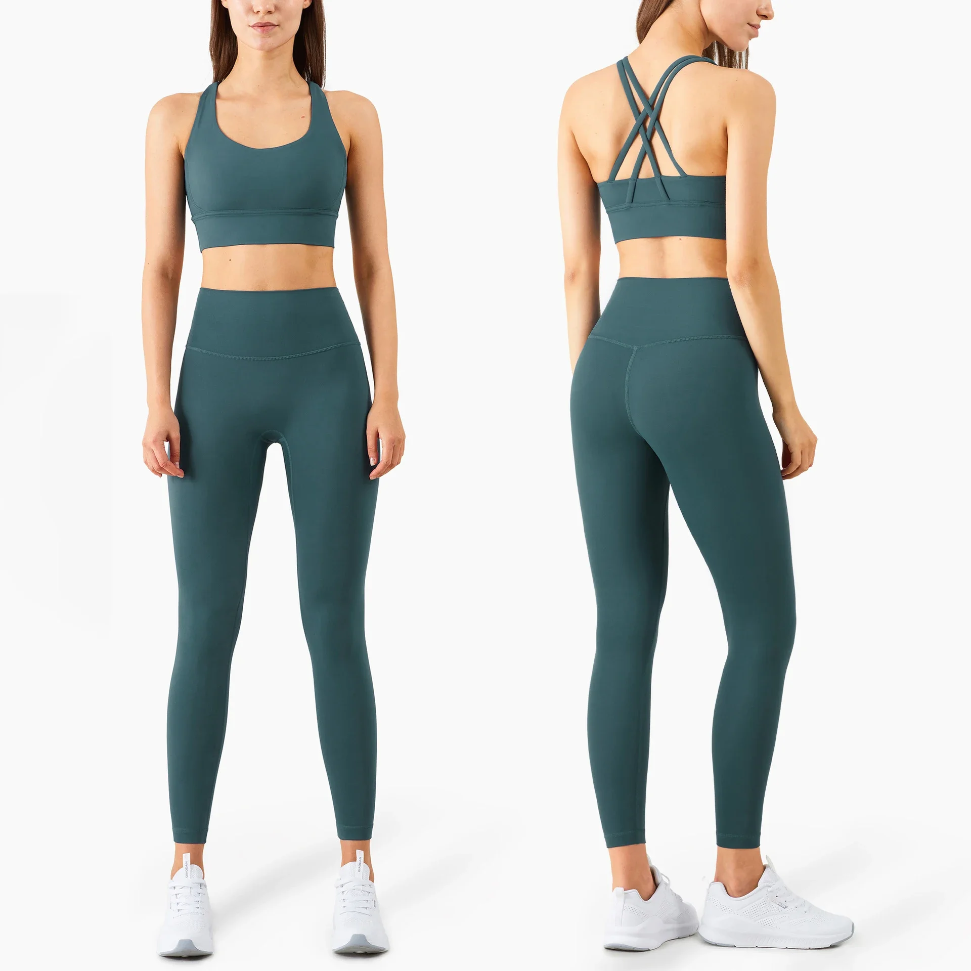 Summer New 2 Piece Yoga Clothe - Pilates Yoga Legging recension och pris