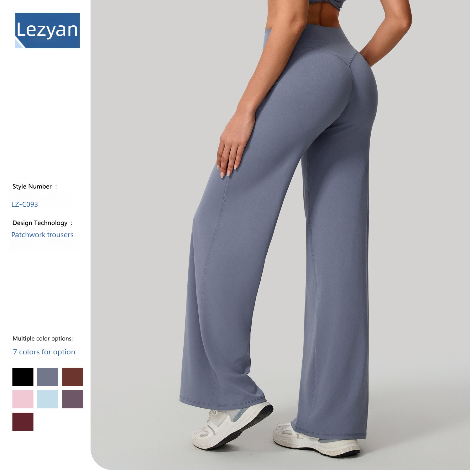Lezyan Loose Soft Yoga Wide Le - Pilates Yoga Legging recension och pris